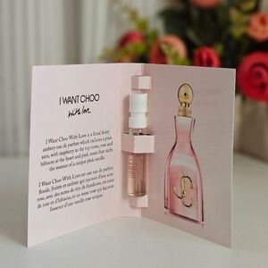 New Jimmy Choo I Want Choo with Love edp Sample Spray 2 ml/ 0.06 oz